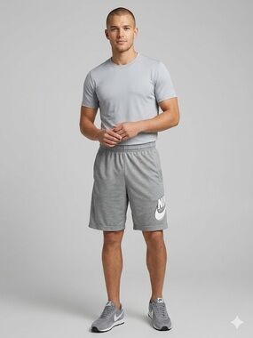 Nike SB Dri-FIT Grey Mesh Shorts | Size Small